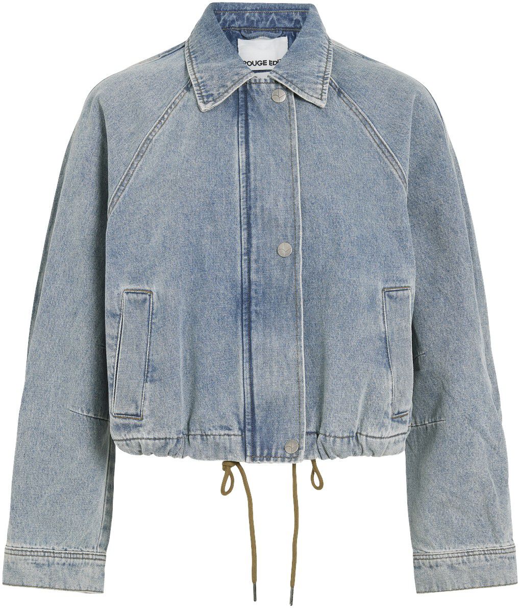 Routiana L/S Denim Bomber Jacket