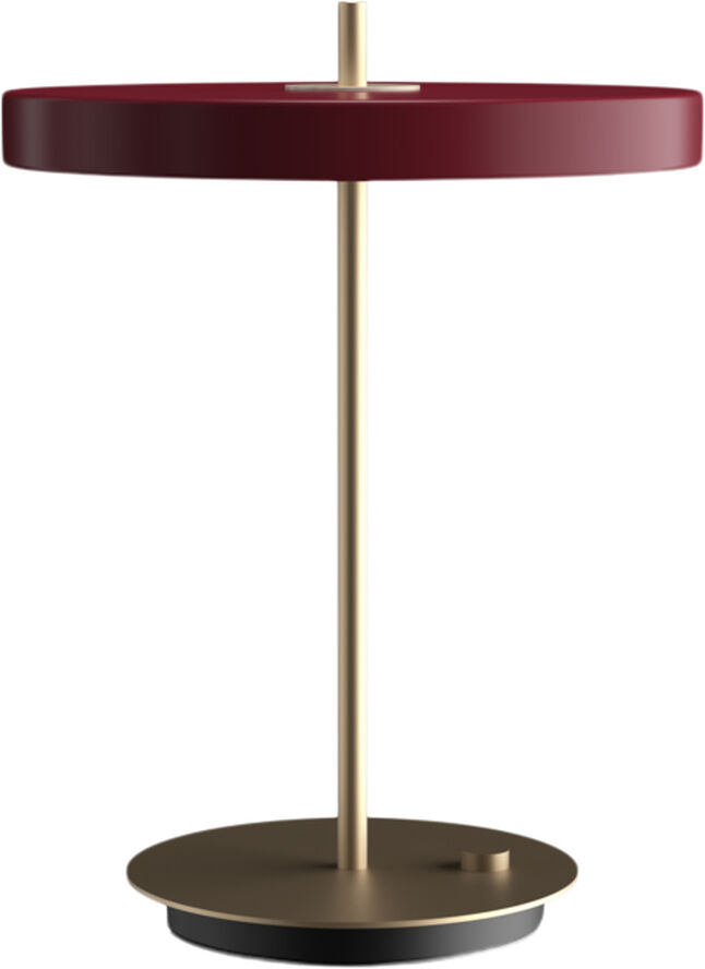 Asteria Table ruby red