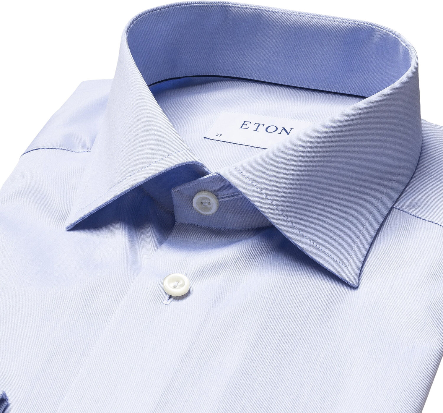 Light Blue Signature Twill Shirt French Cuffs - Slim Fit