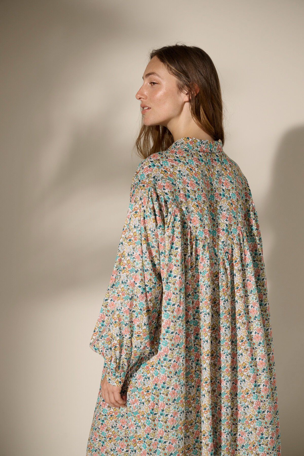 golden shirtdress