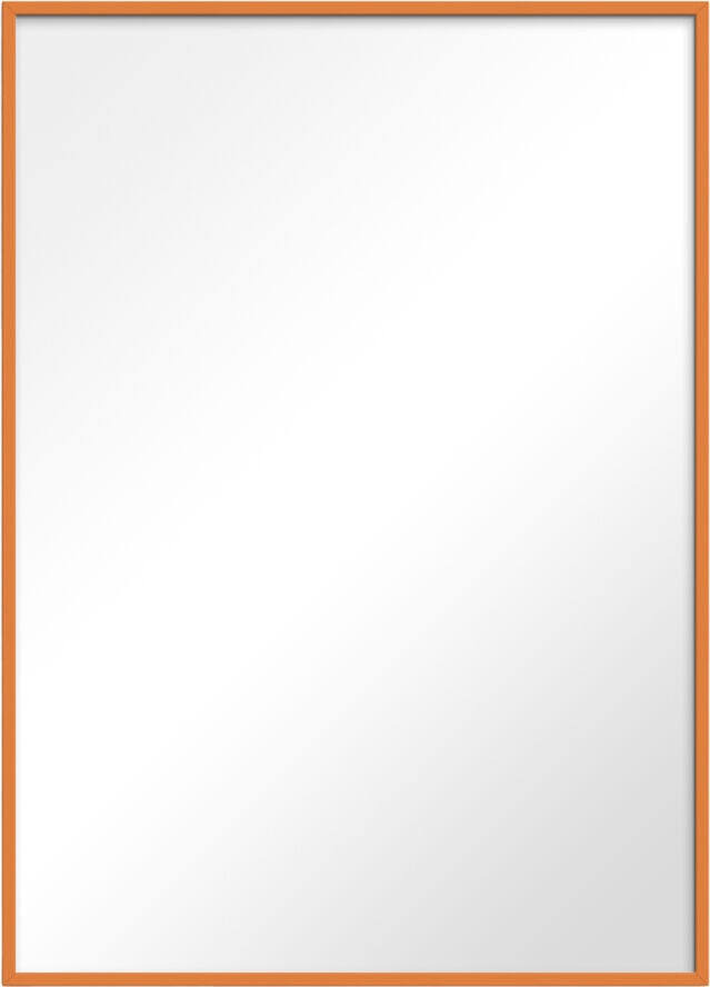 Orange Wood Mirror