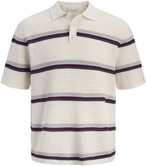 JORMAINE KNIT STRIPE POLO SN