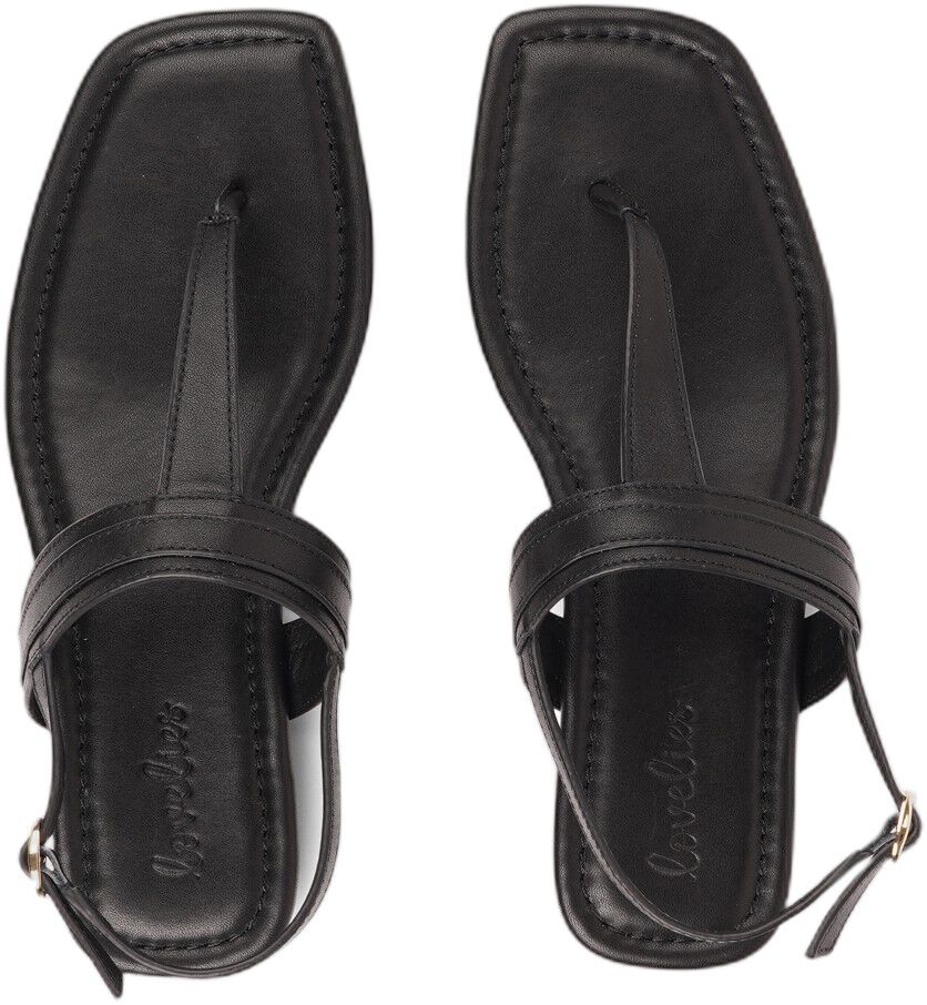 CARINI - SOFT LEATHER SANDAL / RUBBER SOLE