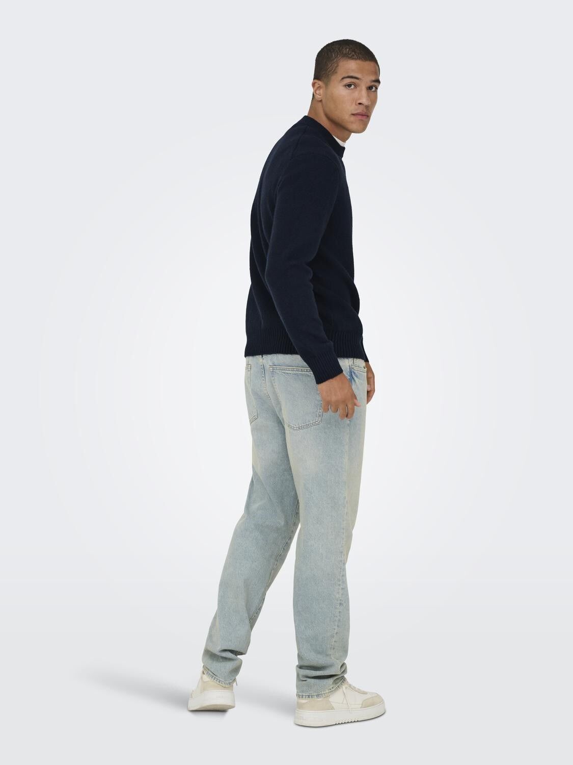 Onsjames Rlx Crew Knit Noos