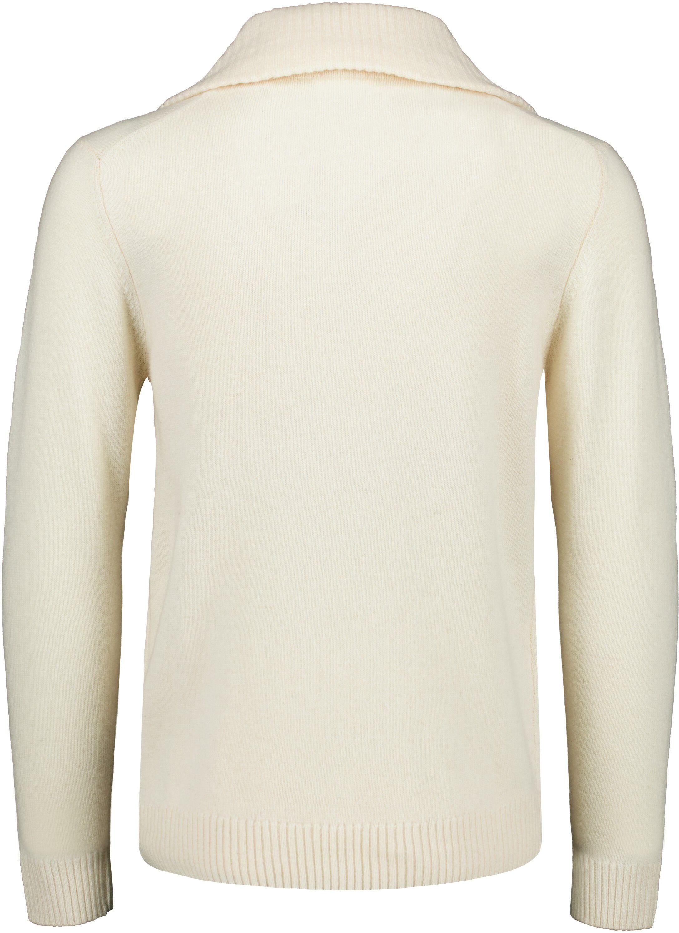 Lambswool half zip knit