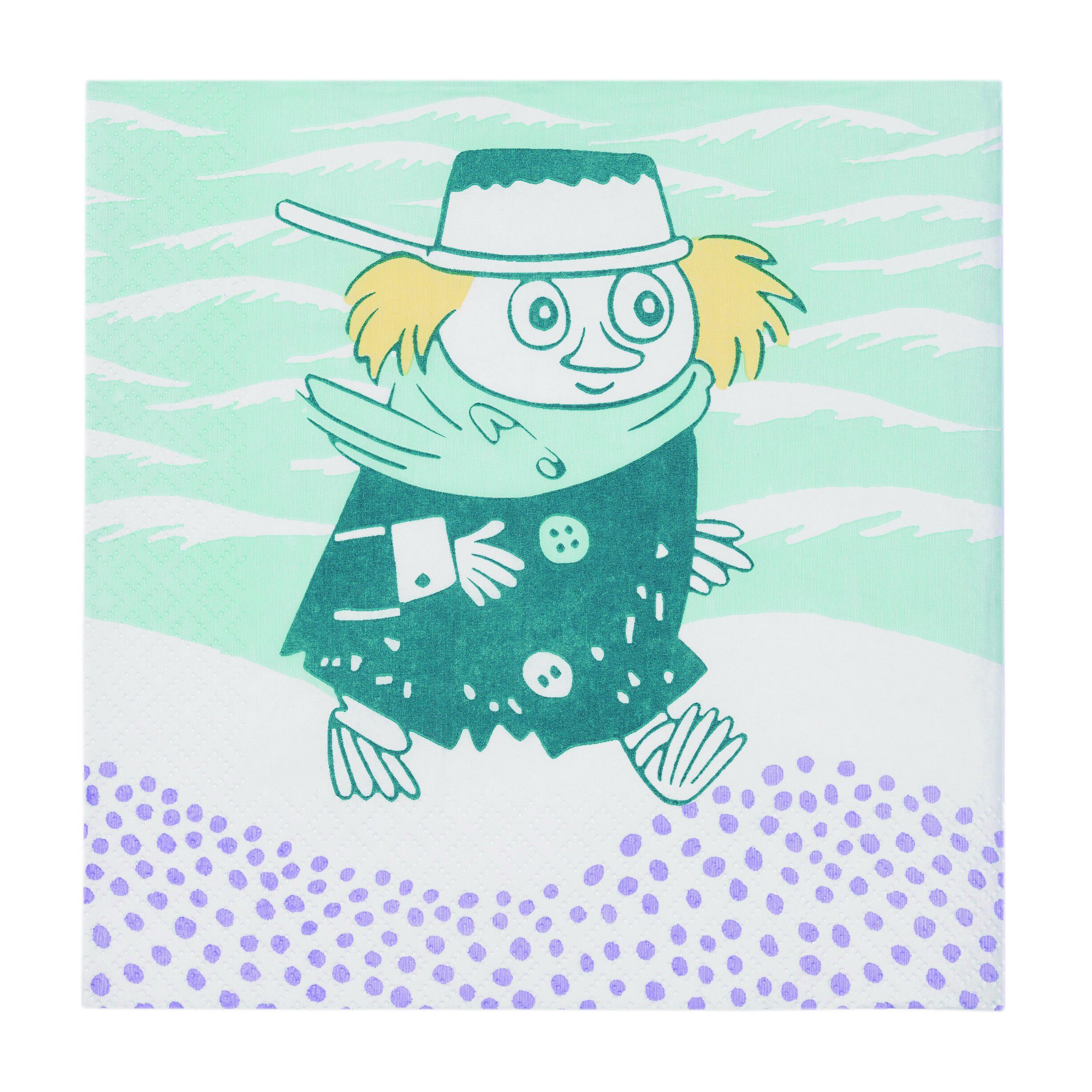 Moomin Arabia 33cm papirserviet Stranddag