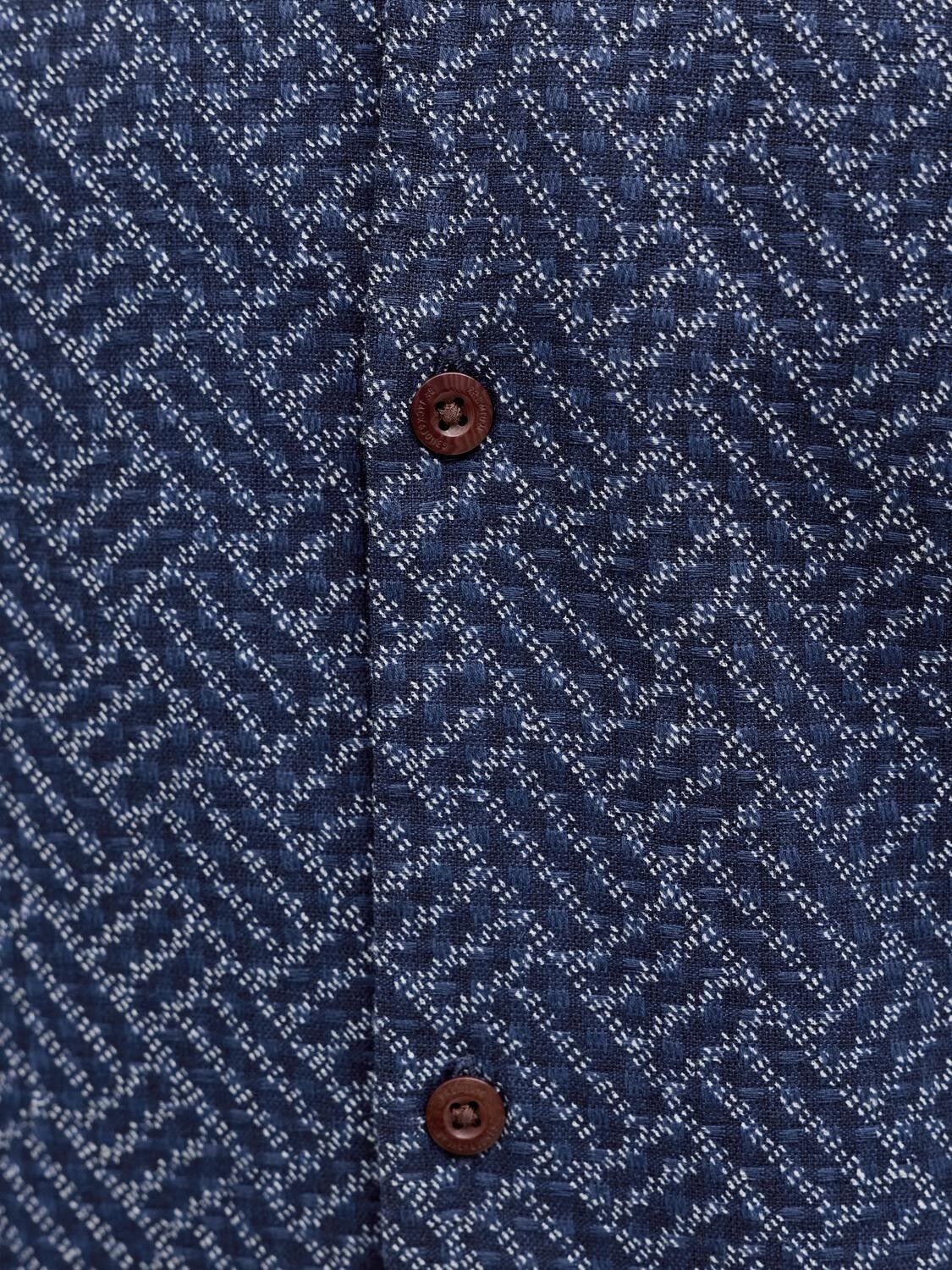 Jprbluwinson Print Dobby S/S Shirt Ln