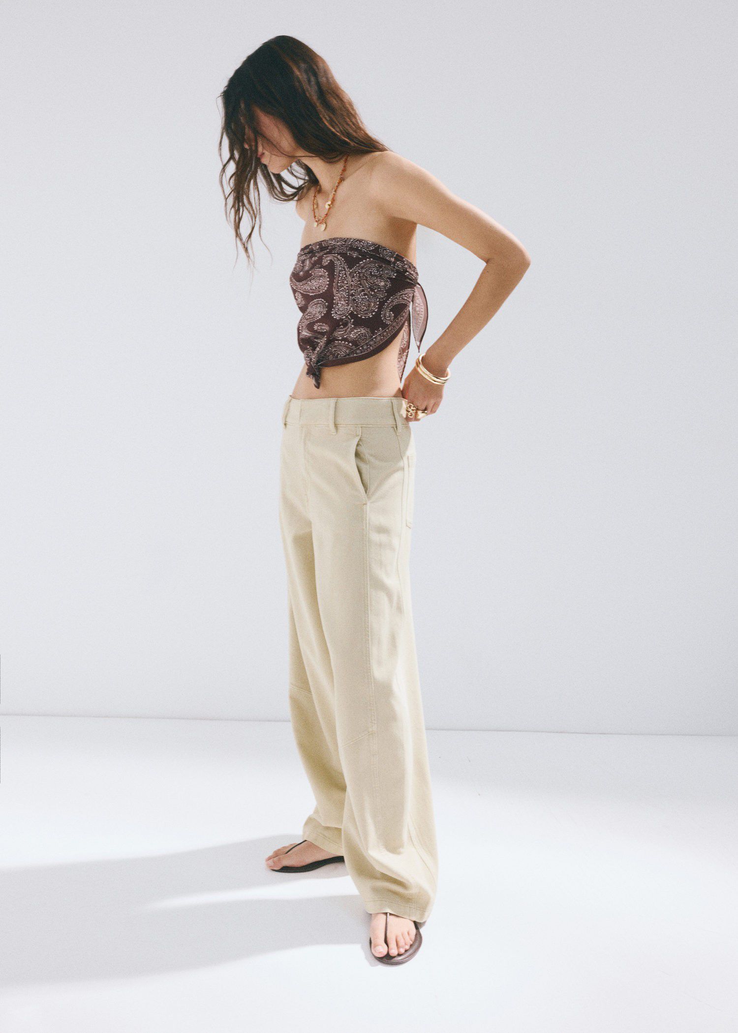 Balloon seam jeans