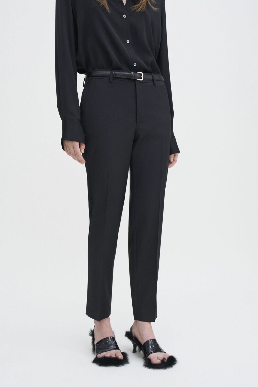 Luisa Cropped Cool Wool Slacks