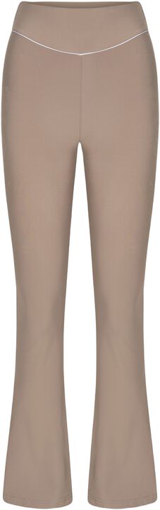 Peak high-waist flared brushed leggings - Ocean