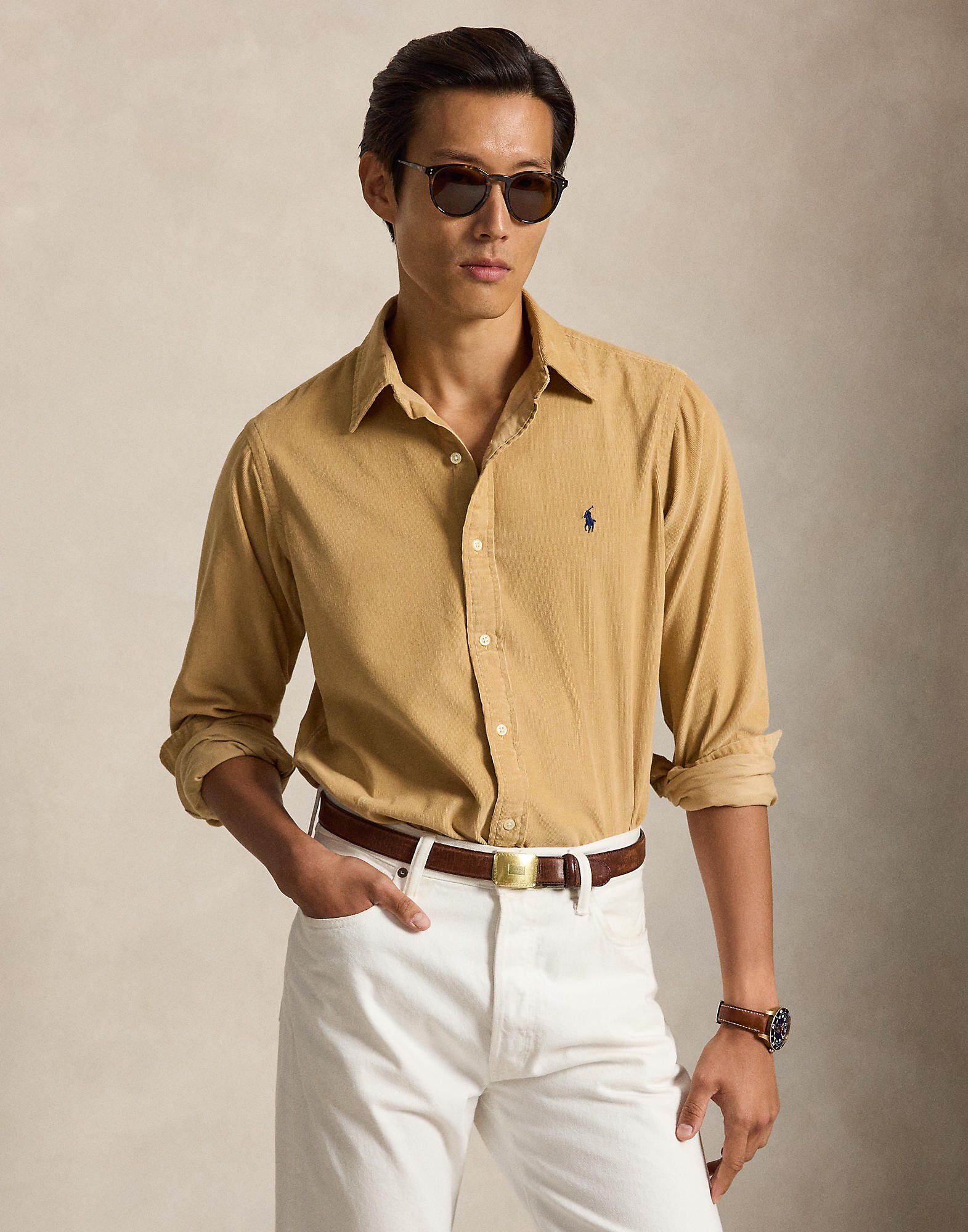 Custom Fit Corduroy Shirt