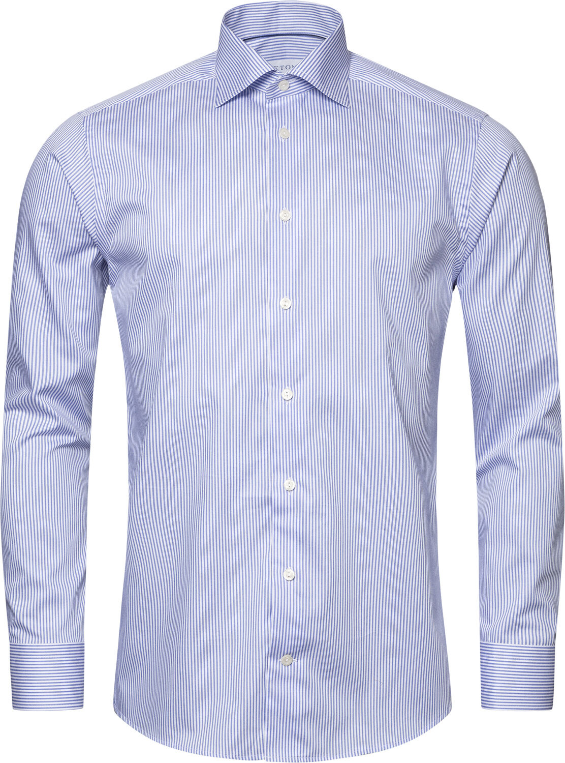 Slim Fit Mid Blue Twill Shirt