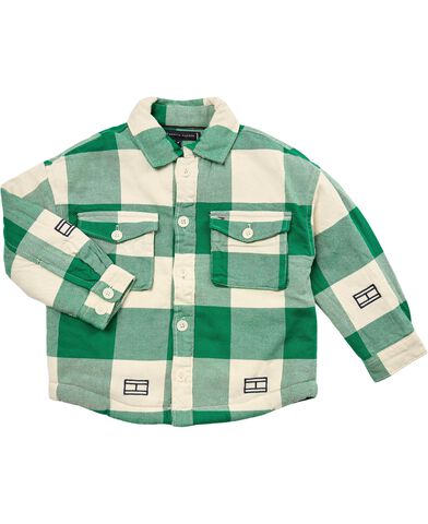 SHERPA LINED CHECKED OVERSHIRT