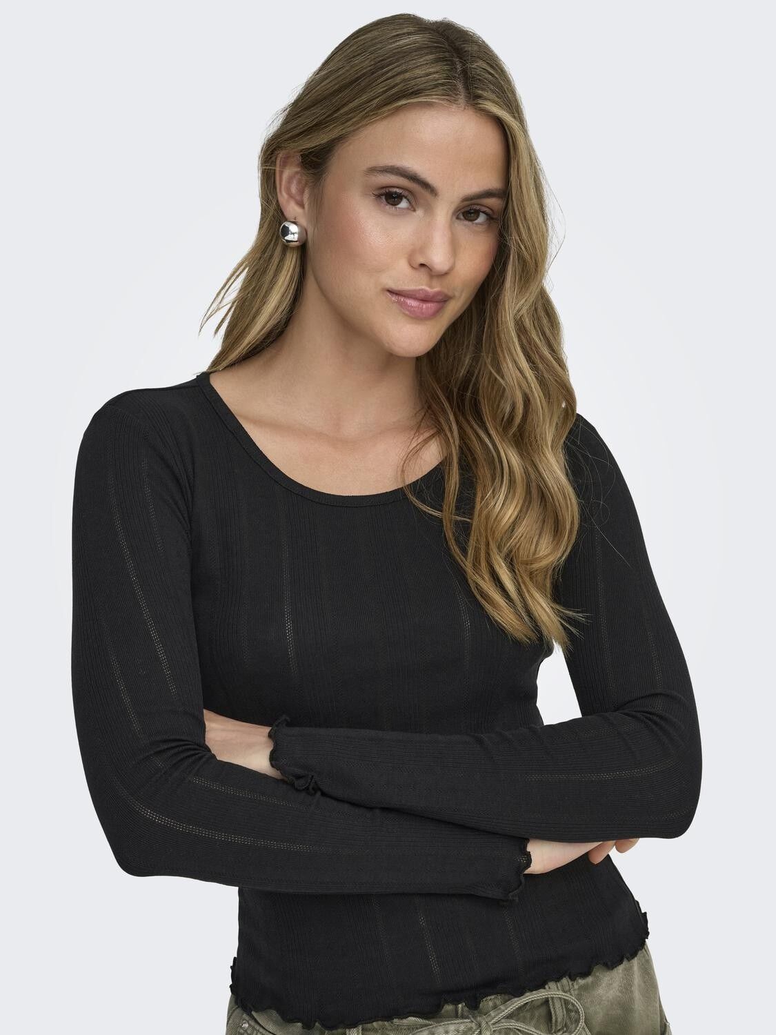 ONLTENNA LIFE O-NECK L/S TOP JRS