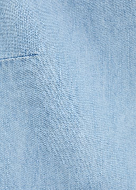 Buttoned denim gilet