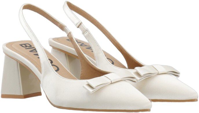 BIAMARALYN Bow Slingback Satin