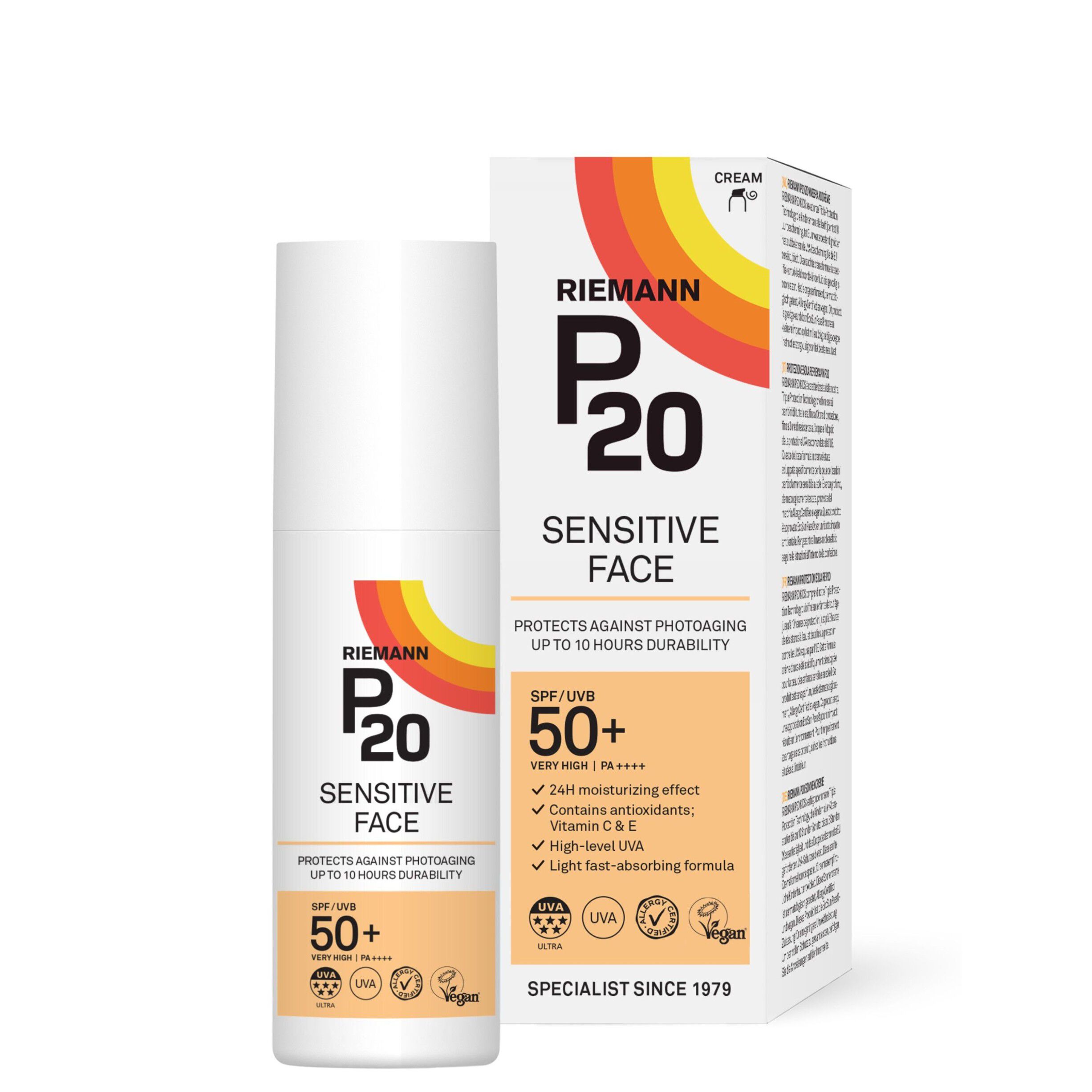 Solcreme Sensitive Face SPF 50+