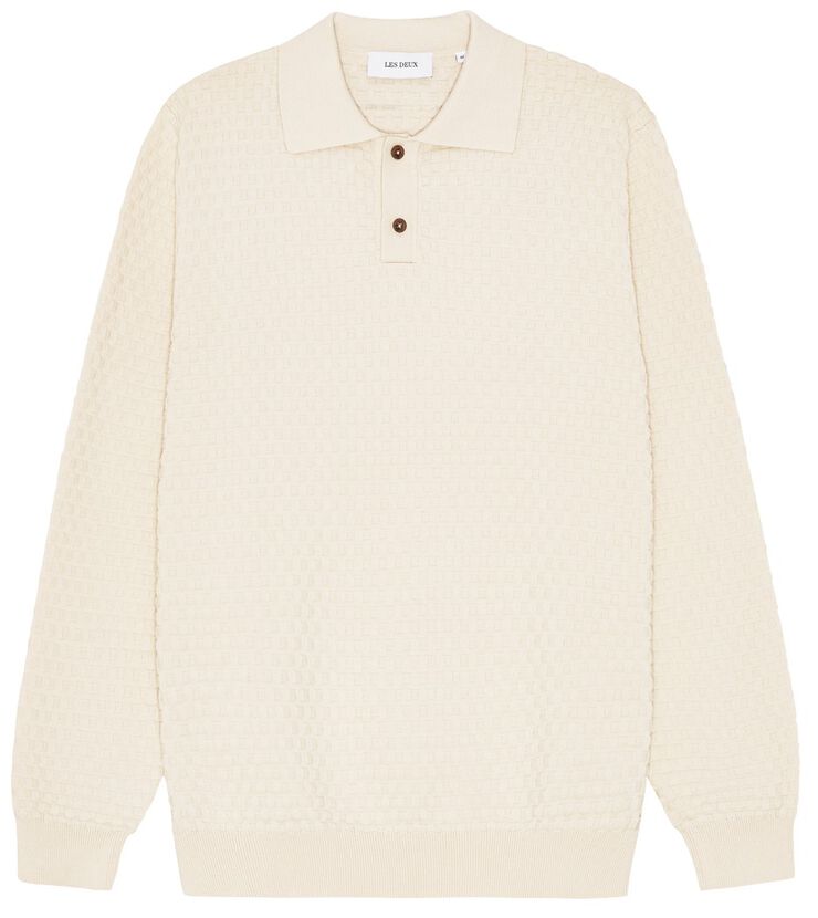 Billy Weave Knitted LS Polo