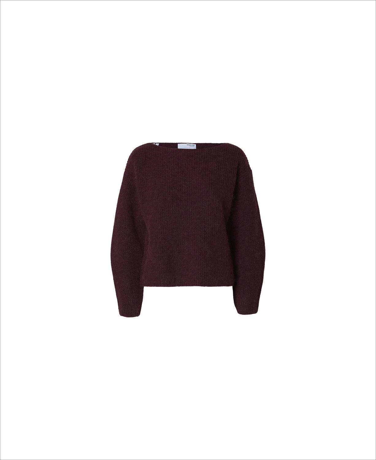 SLFSINE LS KNIT BOAT NECK
