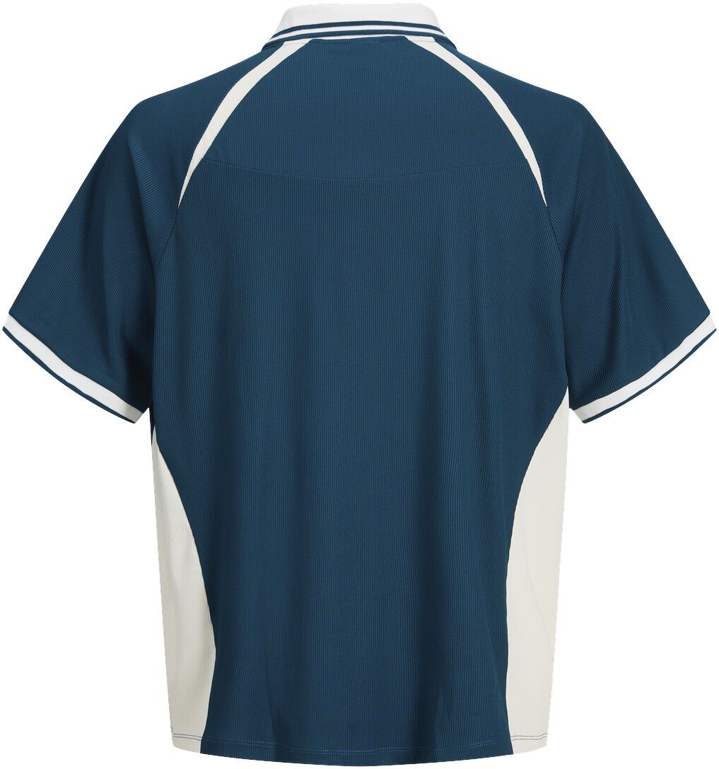 JCOCLUB RIBBED FOOTBALL POLO SS JNR