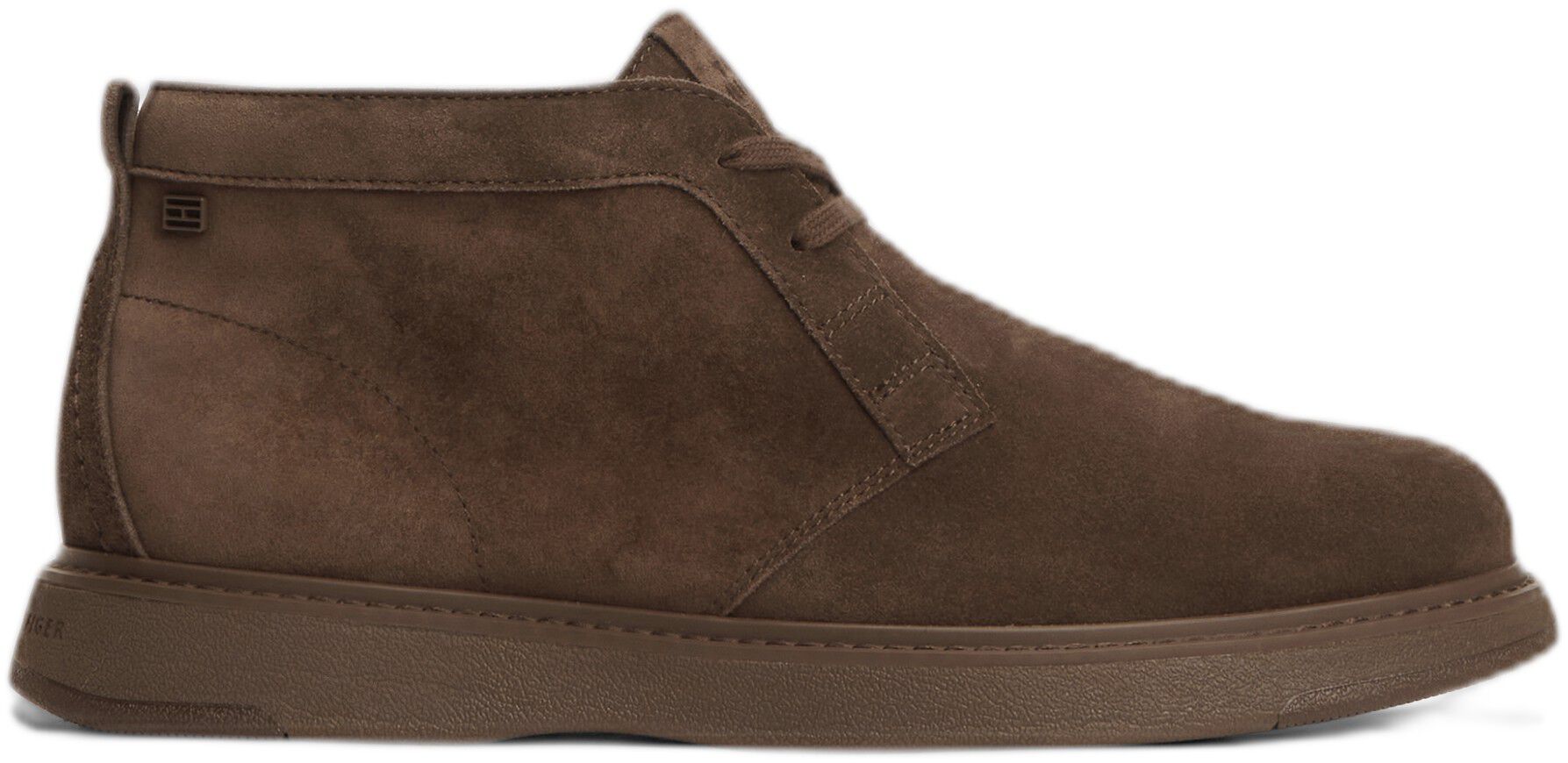 Suede Flag Plaque Chukka Boots