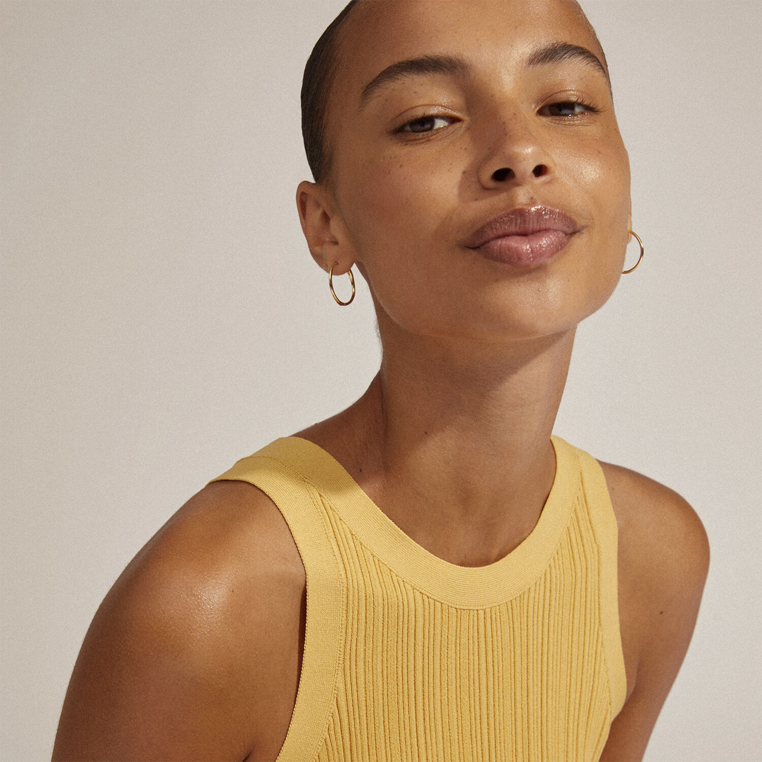 EANNA large hoops gold-plated