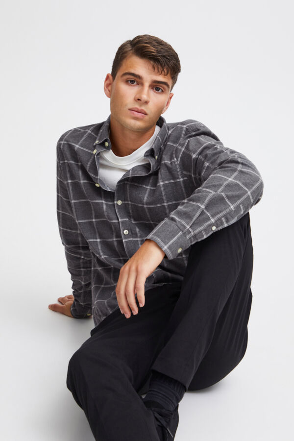 CFANTON LS BD big checked shirt