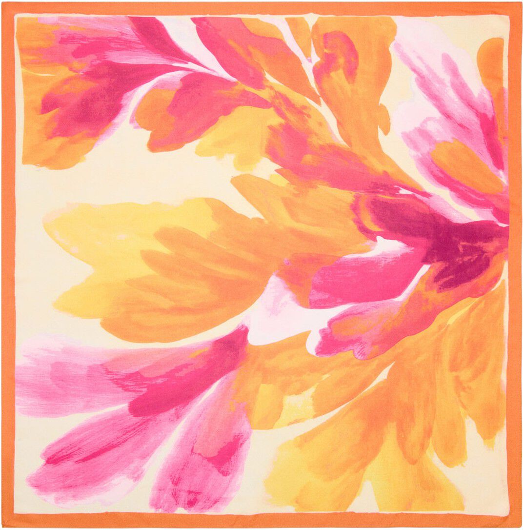 Floral print scarf