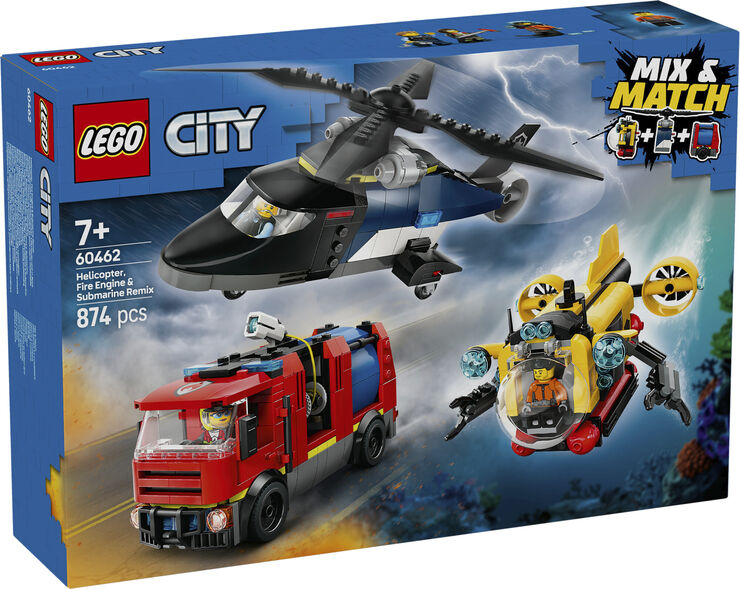 Remix - helikopter. brandbil og ubåd 60462