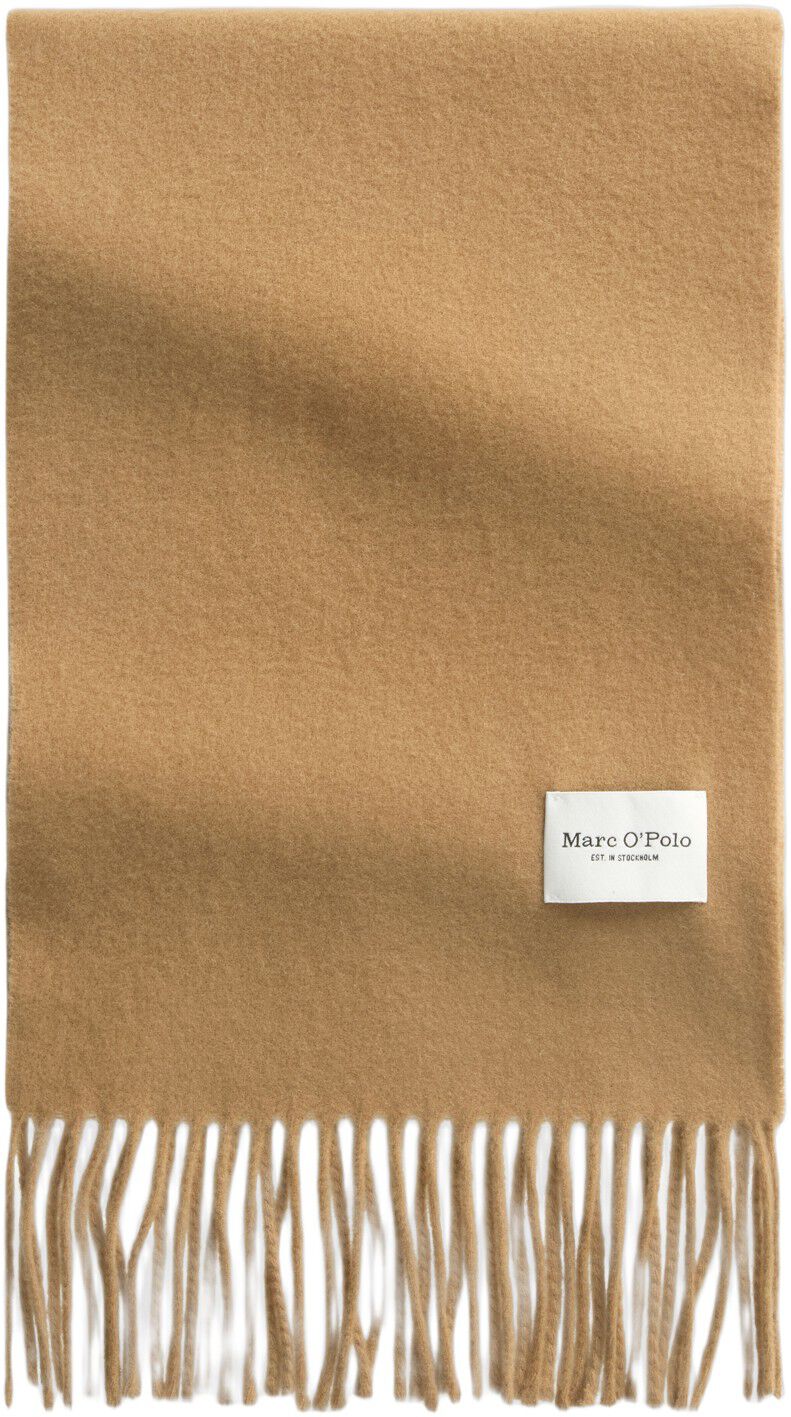 Scarf, woven wool, skinny extra-lon