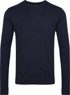 Merino strik med rund hals
