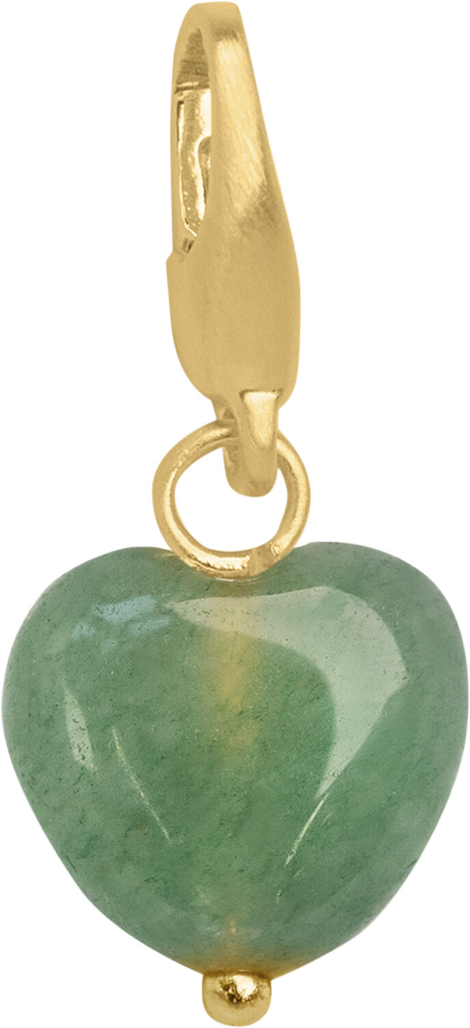 Soft Heart Charm Green