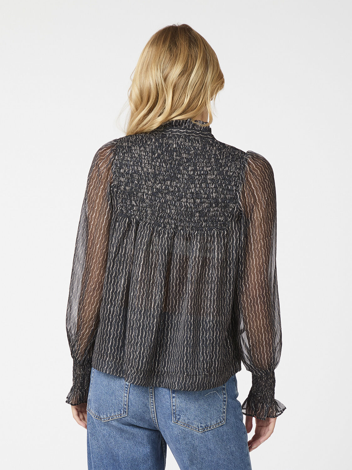 Jilliana Print Blouse