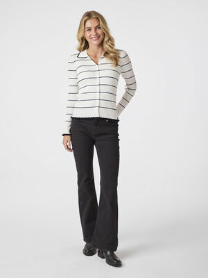 Rio Stripe Knit Cardigan