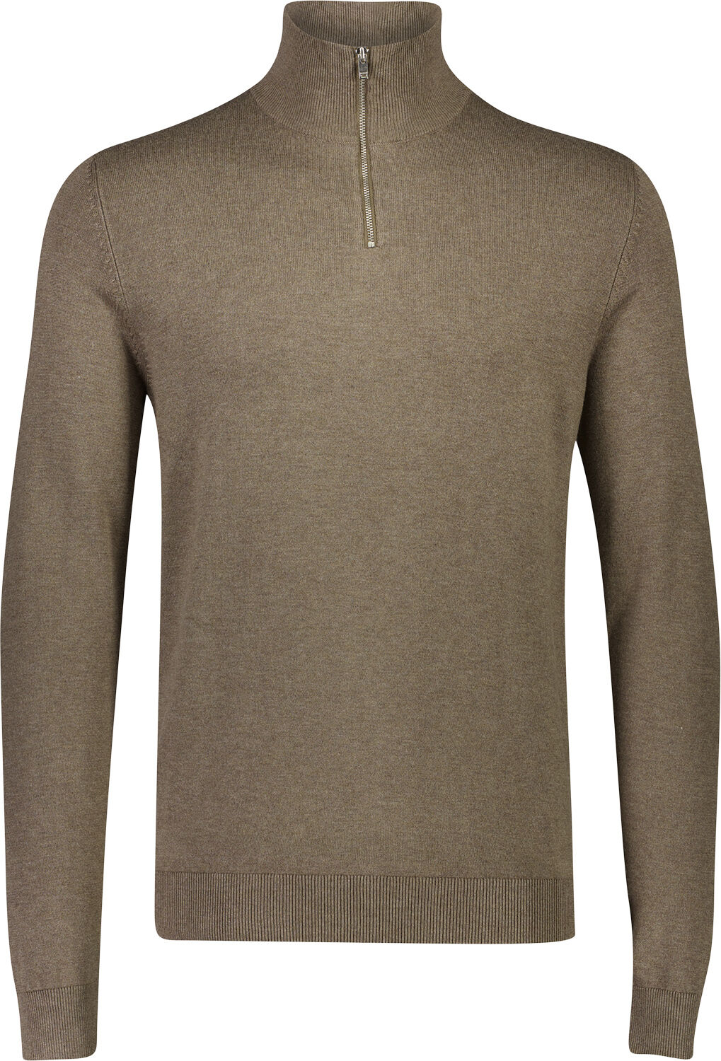 Ecovero half zip L/S knit