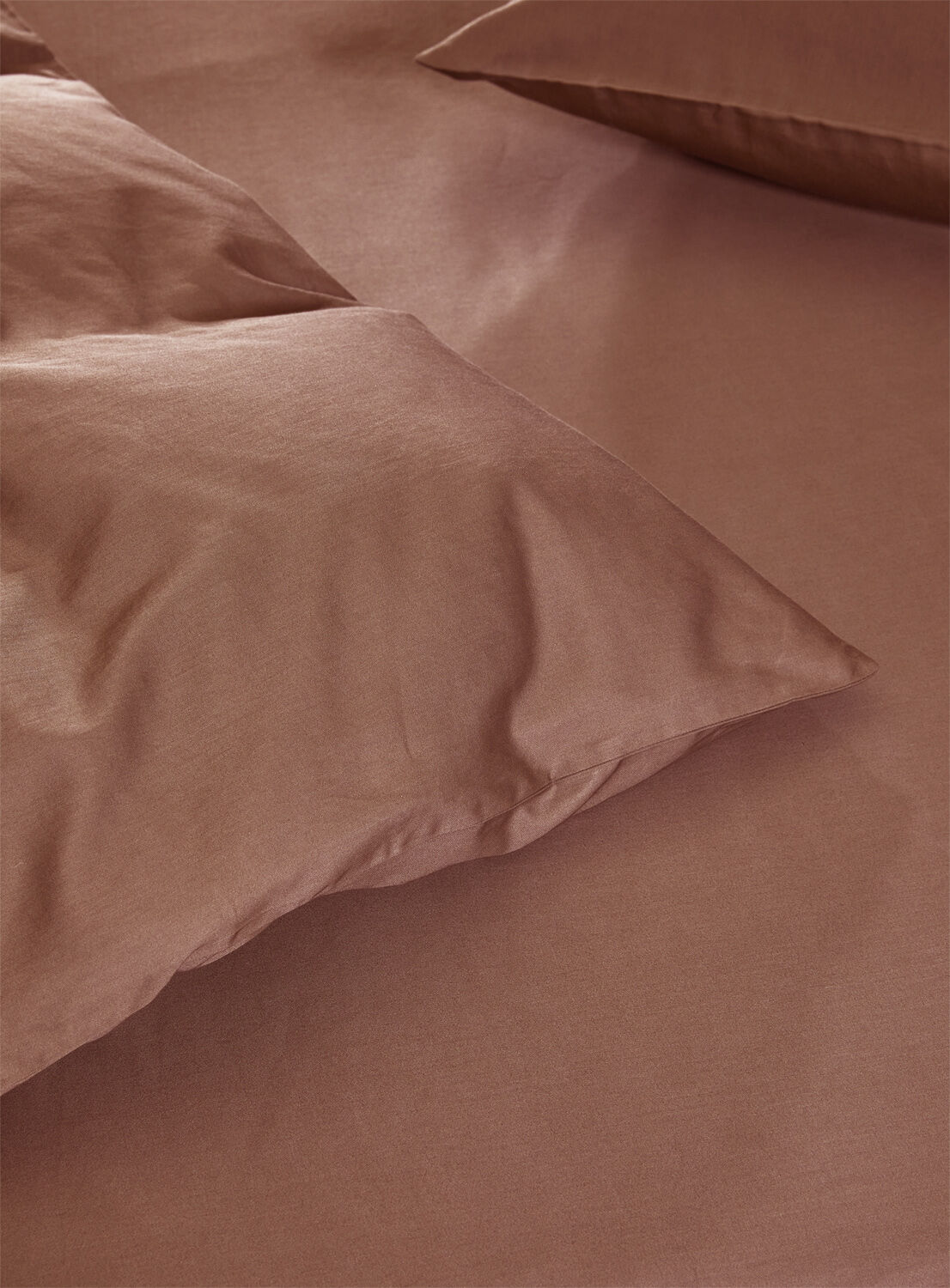 Harmoni stonewashed pudebetr&aelig;k terracotta