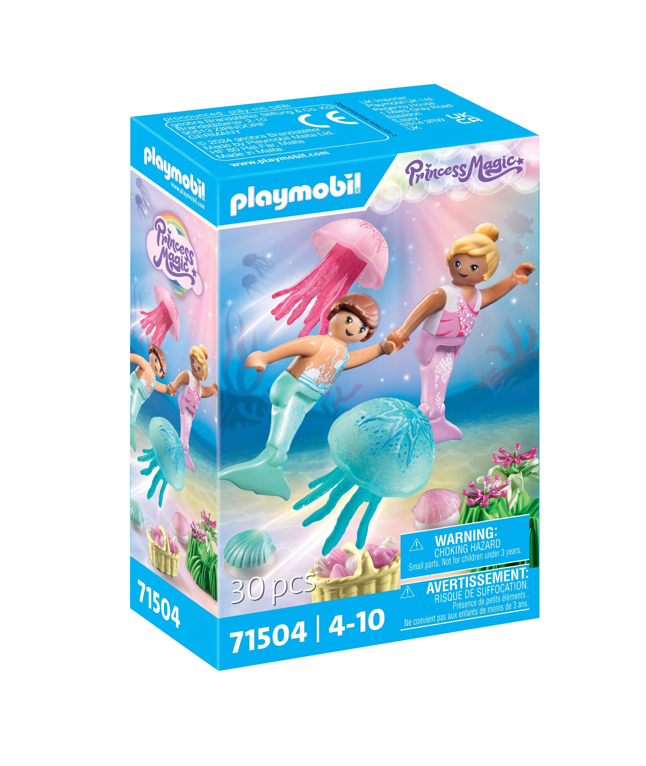 Mermaid Kids with Jellyfi
