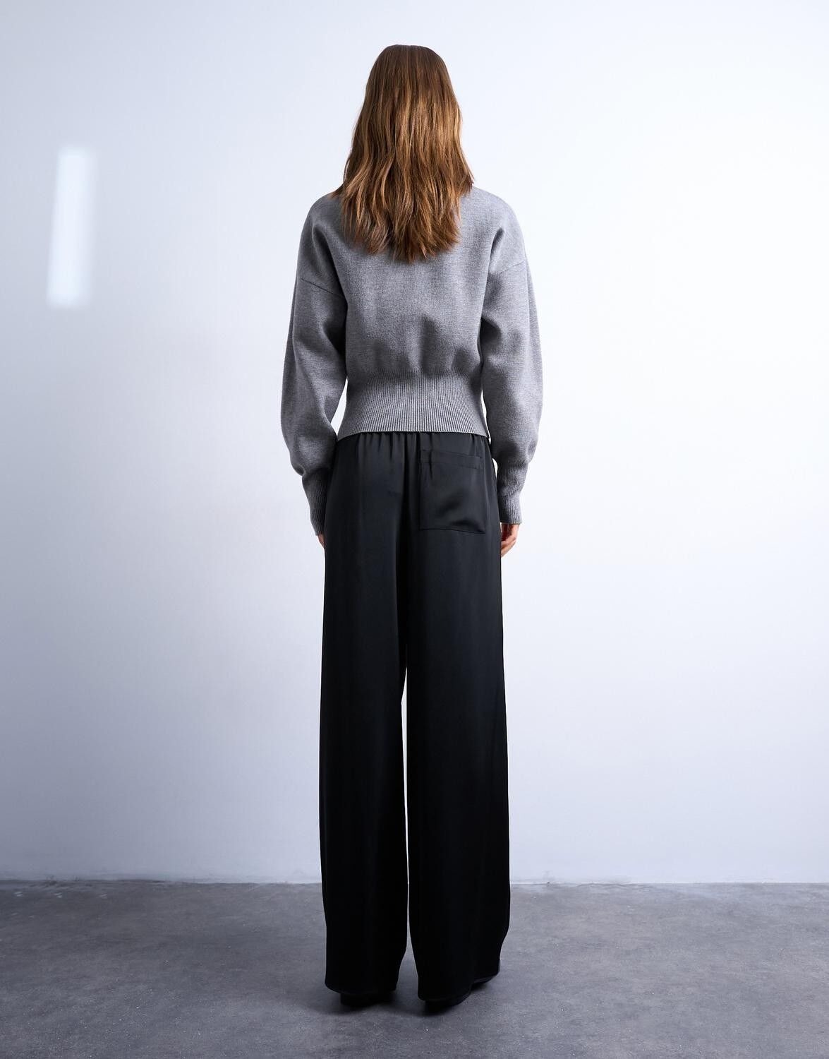 Tsnana Straight Leg Satin Pant