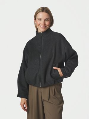 Florine Wool Bomber Jacket