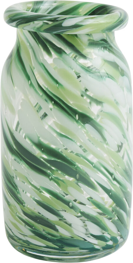 Splash Vase Roll Neck-Small-Green s