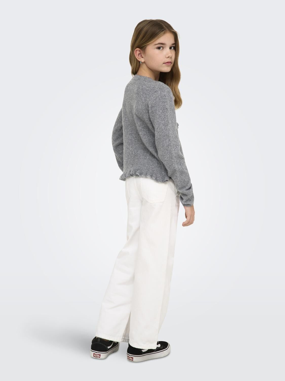 KOGSHELDA LIFE LS O-NECK RUFFLE CAR