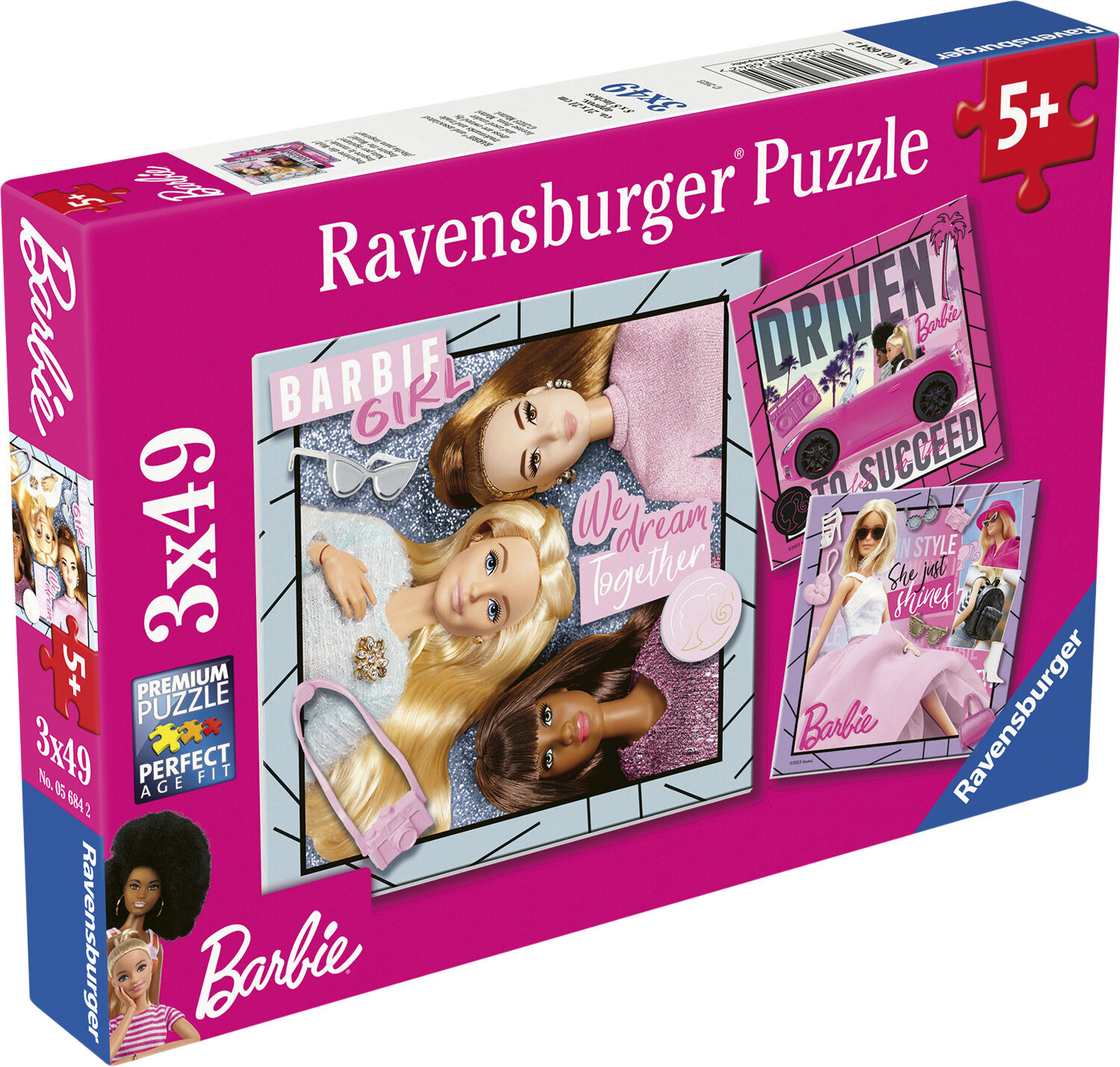 Ravnsburger 3*49 brikker ass