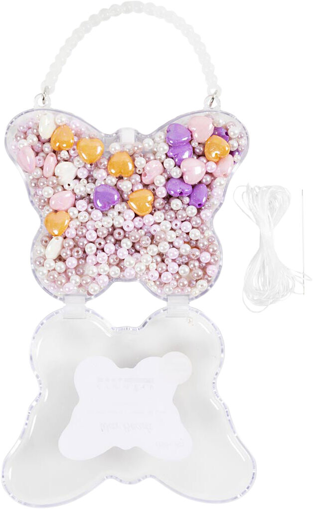 Voksperler, hulstr. 1,3-2,5 mm.