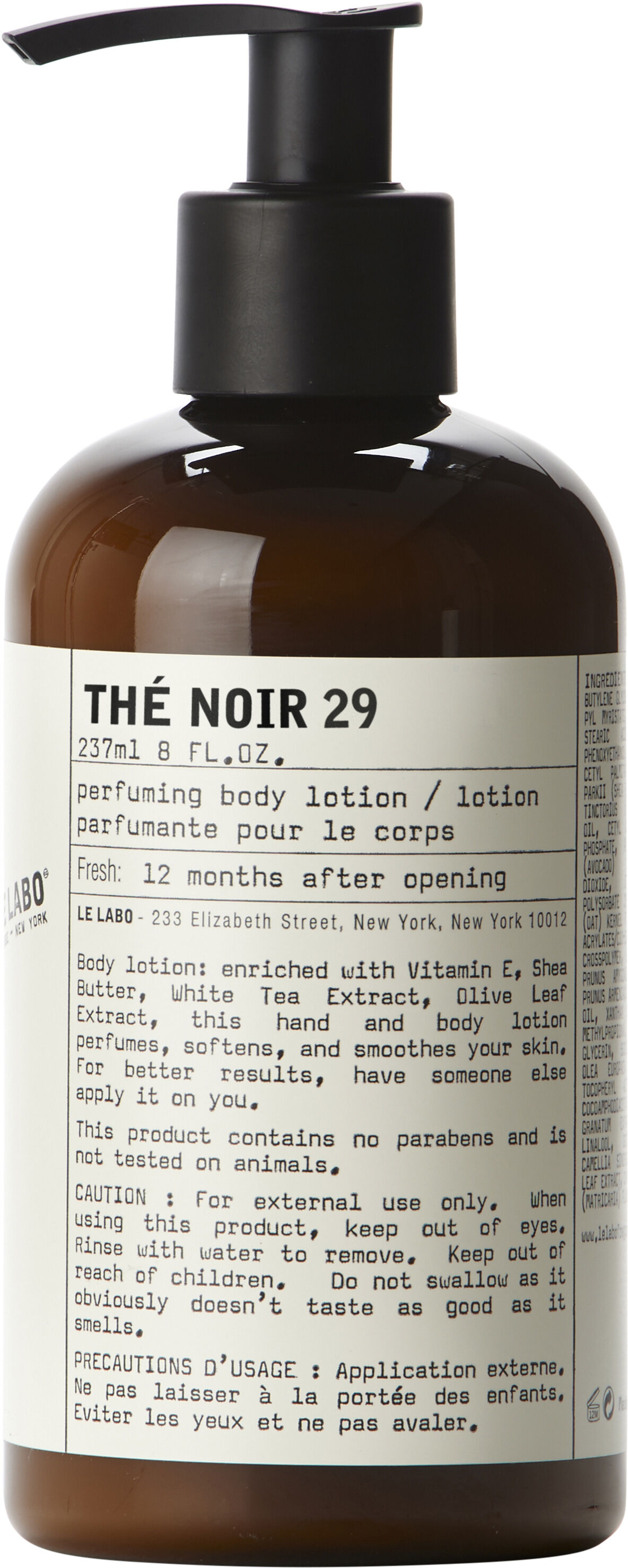 Th&eacute; Noir 29 Perfuming Body Lotion 237ml