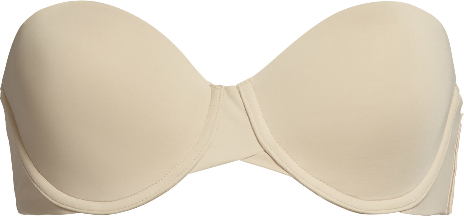 Lightly lined strapless bra