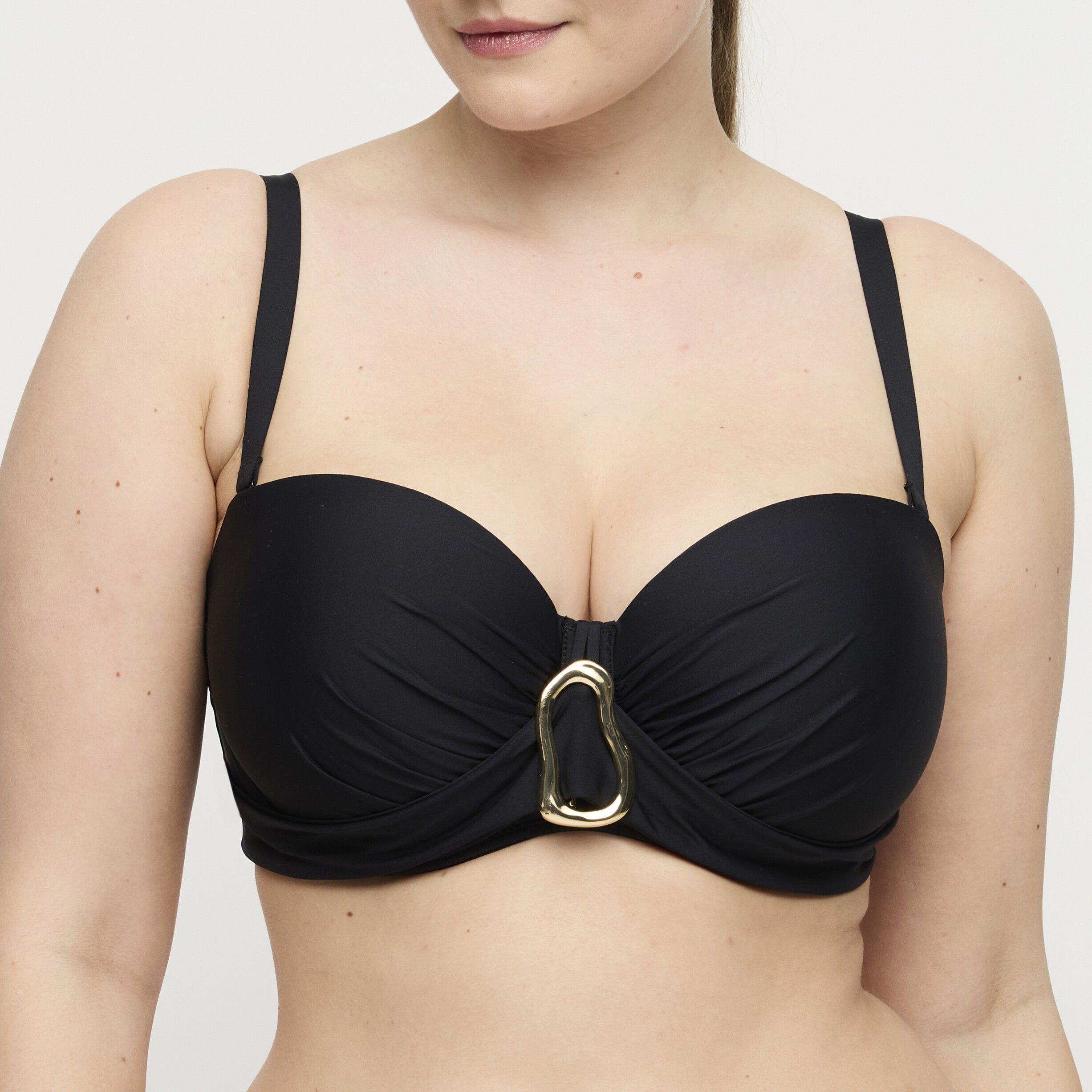 Uvita padded strapless bikini top