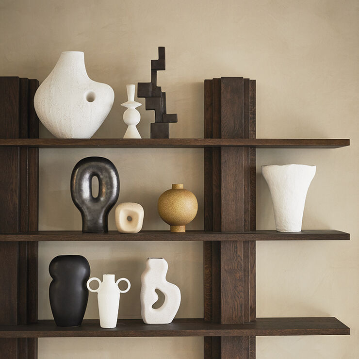 Vase Vico wood trush