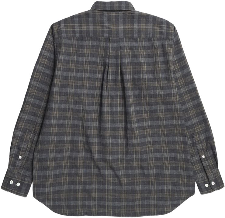 Mo Oversized Wool Check Shirt
