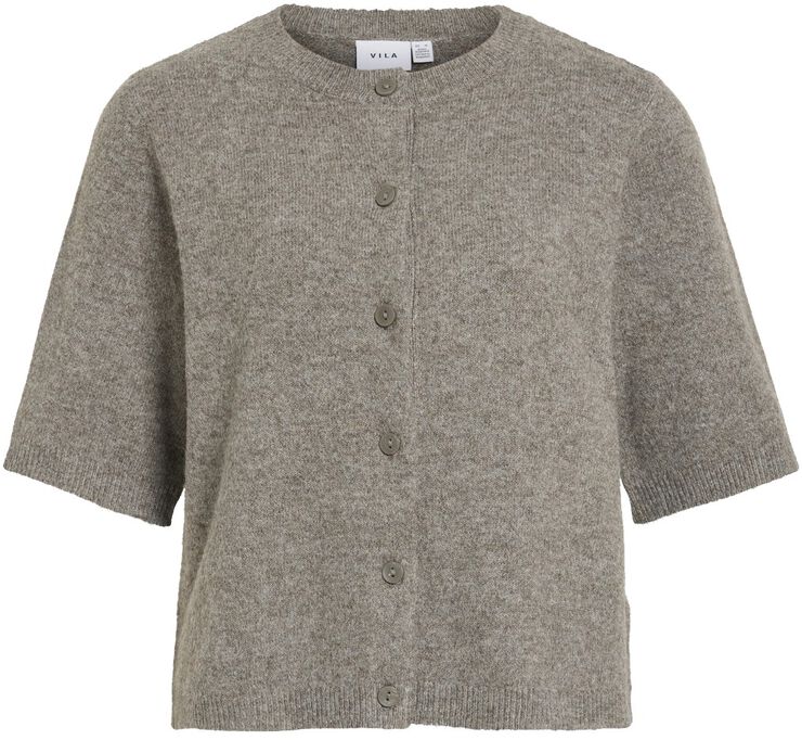 VILIGA 2/4 O-NECK KNIT CARDIGAN - N