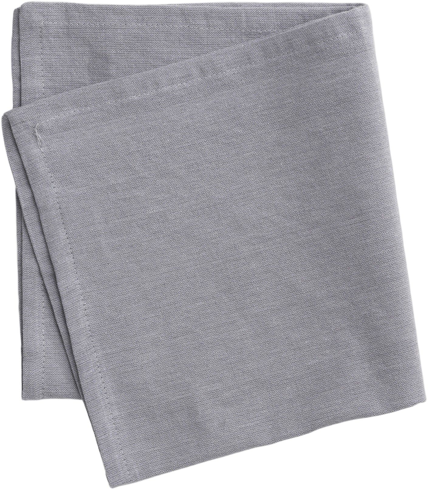 Tygservett 45 x 45 cm Ljus gr&aring; 100% ny bomull